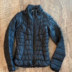 Athleta Women's Midnight Black Quilted Puffer Jacket